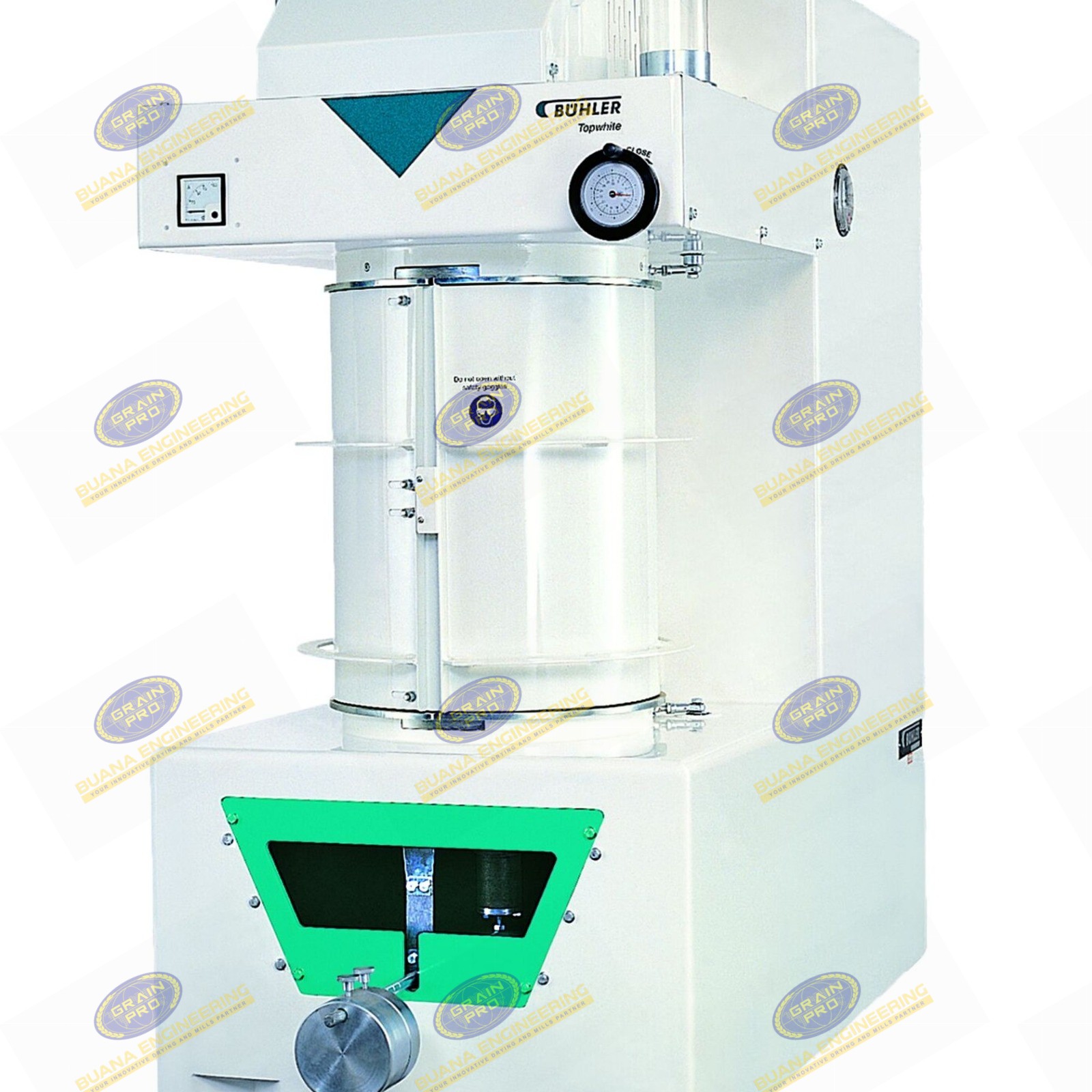 Vertical Type Emery Roller Whitener Buhler BSPB Kapasitas 5 ton